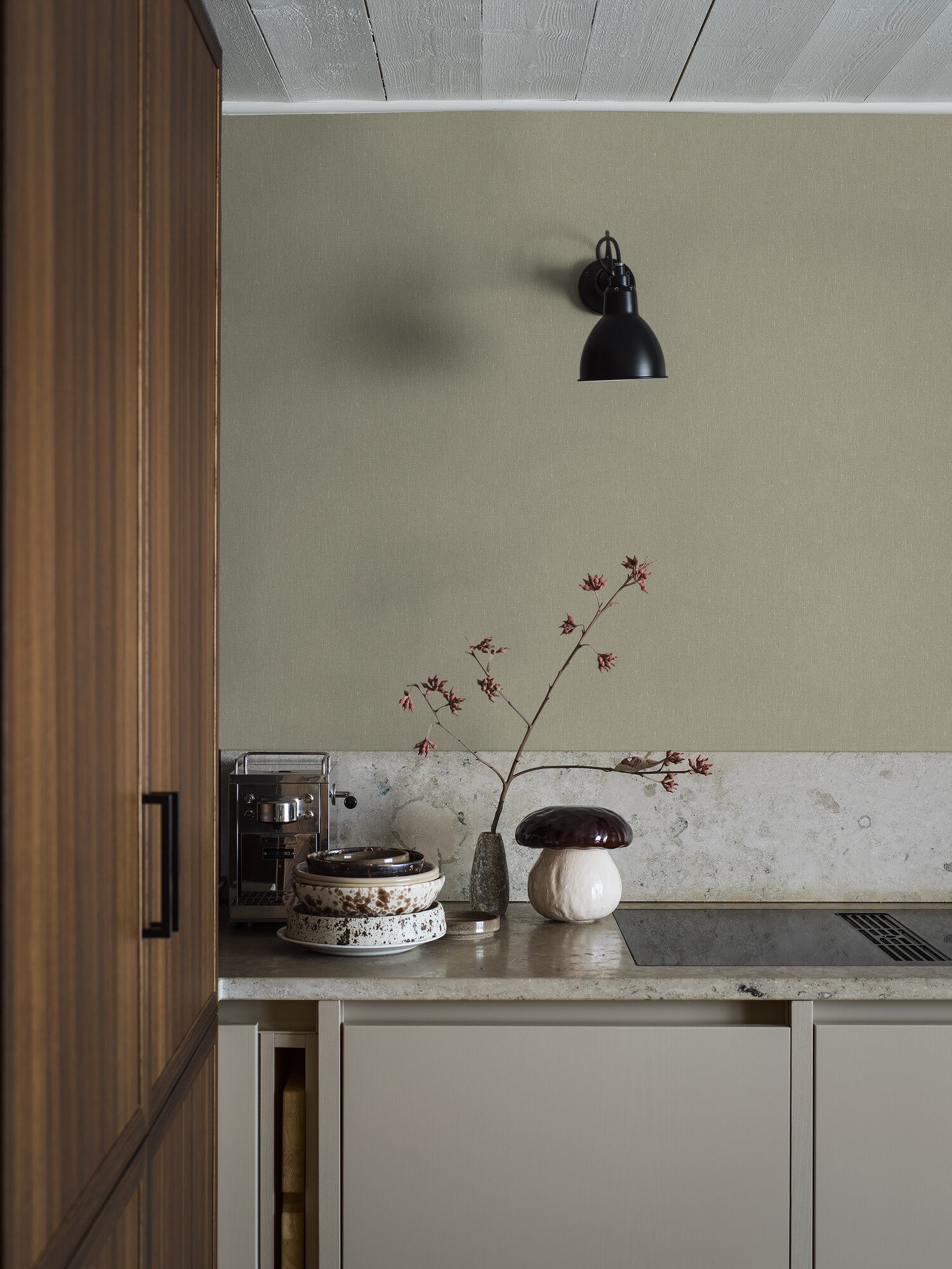 Soft Olive tapet 4335