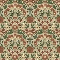 Trädgården Beige Multi