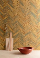 Essence topiara, tapet i brun