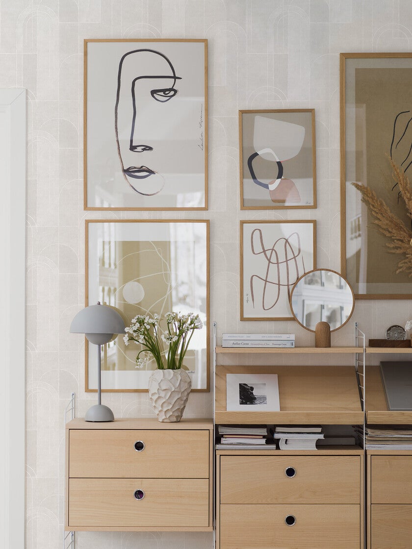 Sjöhagen, grå tapet