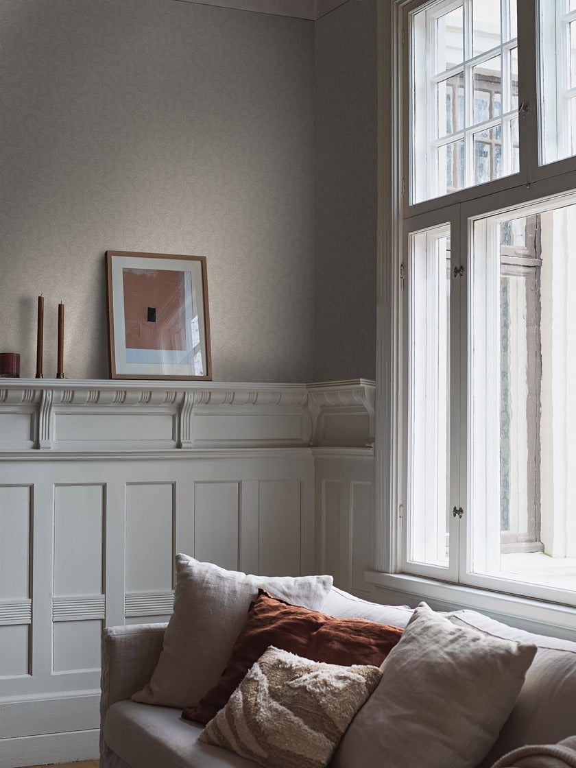 Wild Ferns, tapet i beige