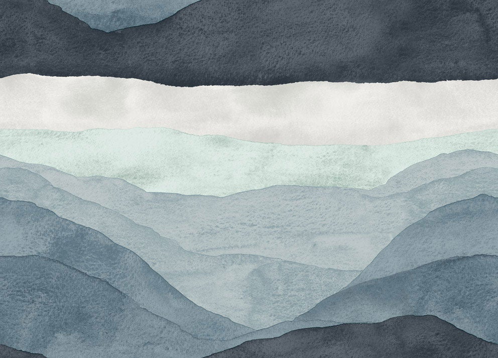 Marimekko Joiku, blå tapet