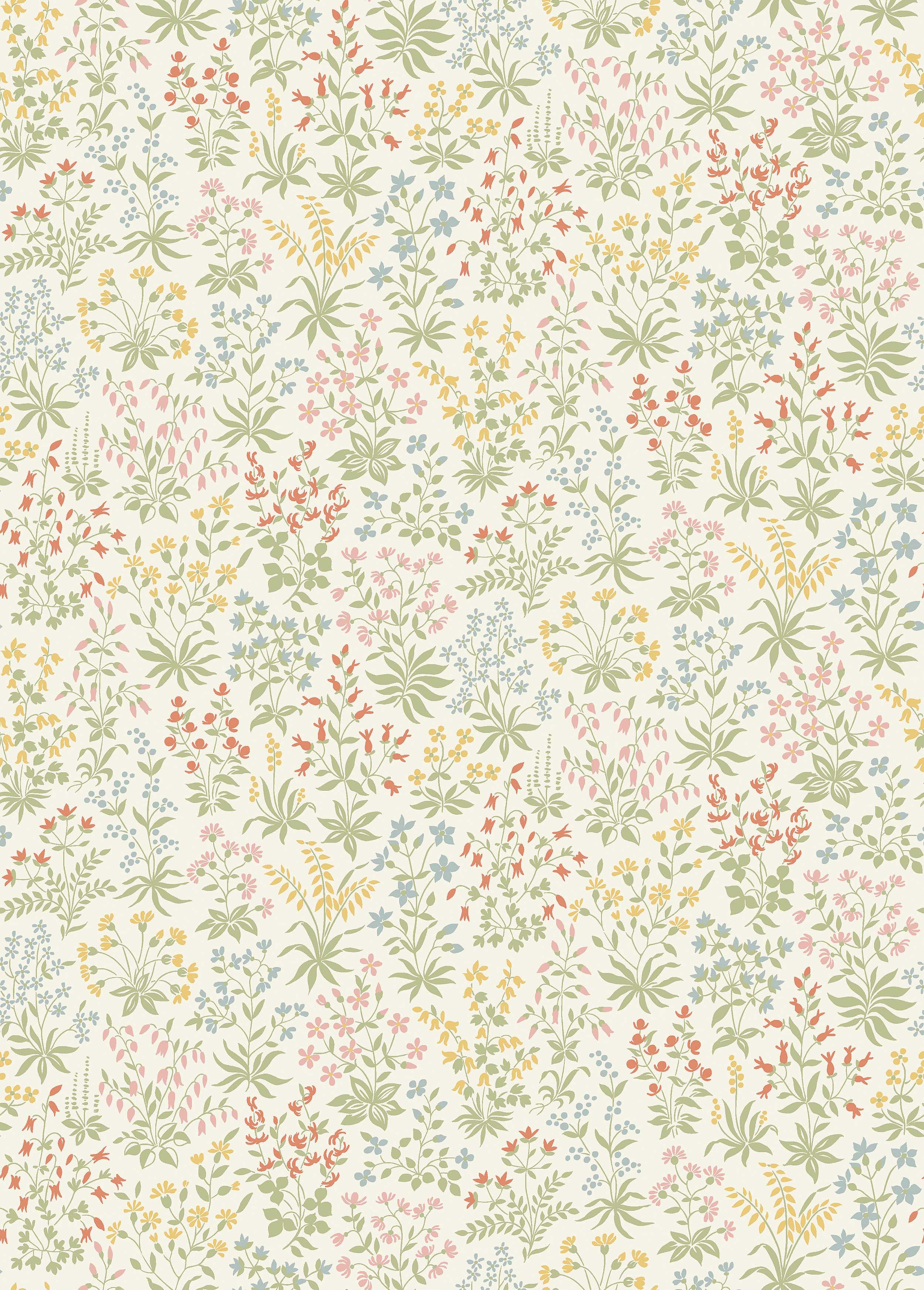 Vildflora, beige