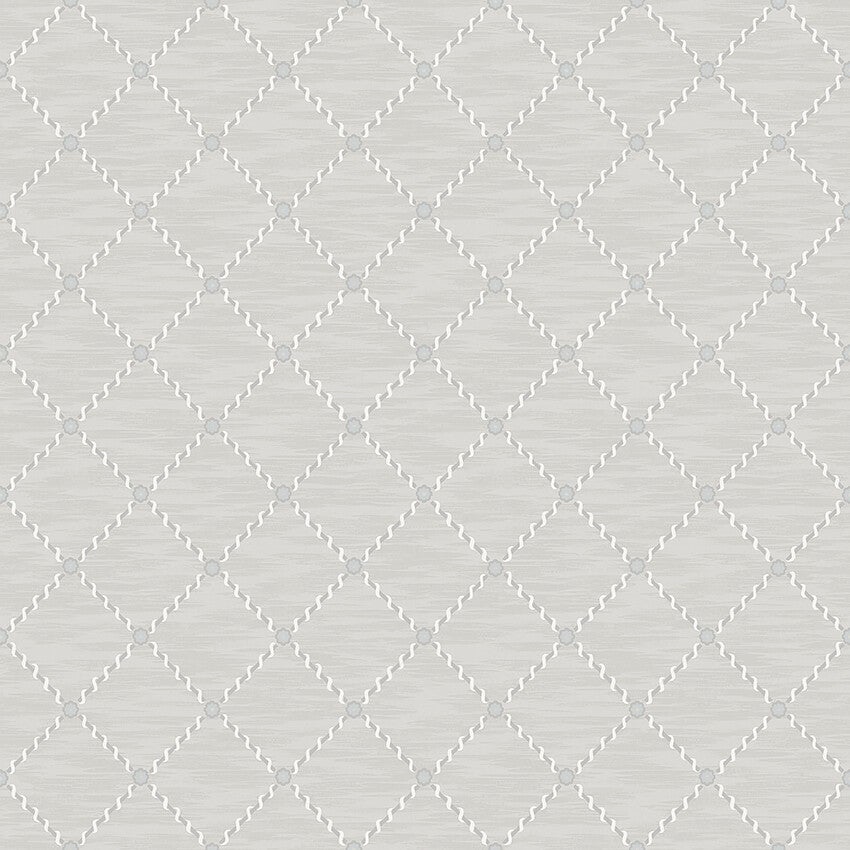 Golden Trellis, grå rutmönster