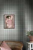 Tailor´s Tweed dämpat turkosgrönt