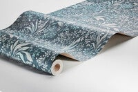 Nocturne slingrande bladverk, mörkblå