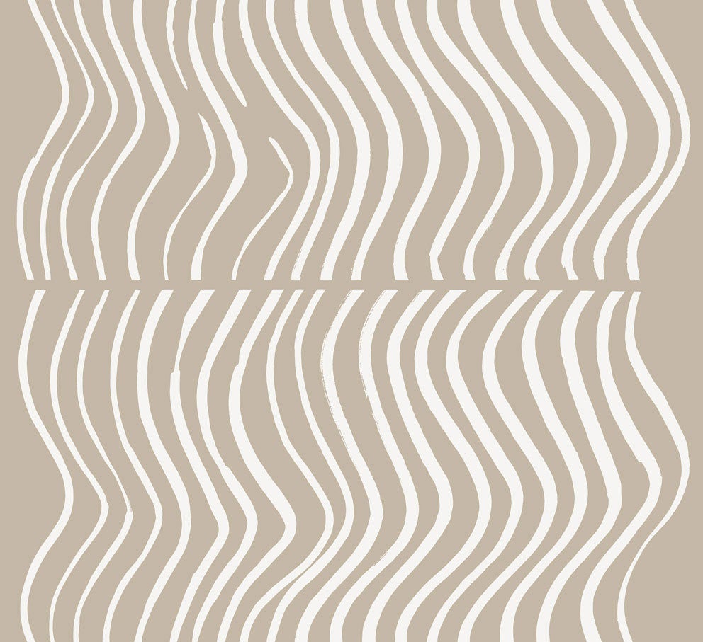 Marimekko Silkkikuikka, vit tapet