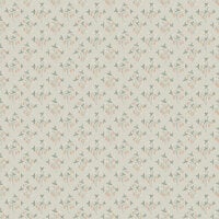 Jordgubb, ljusgrå tapet