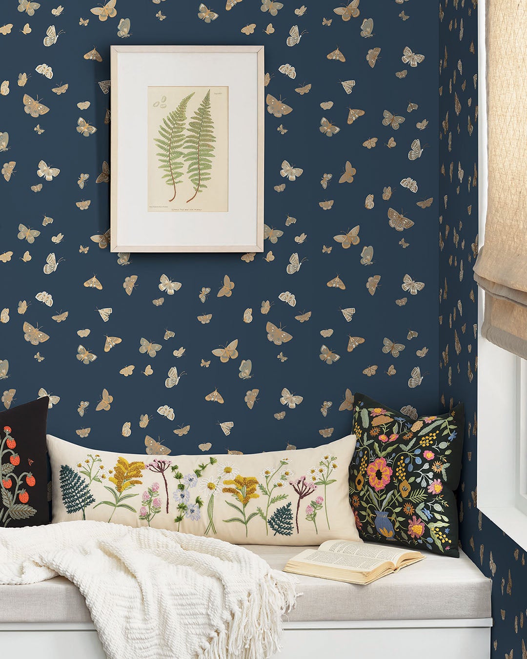 Butterfly House RF7415 Tapet