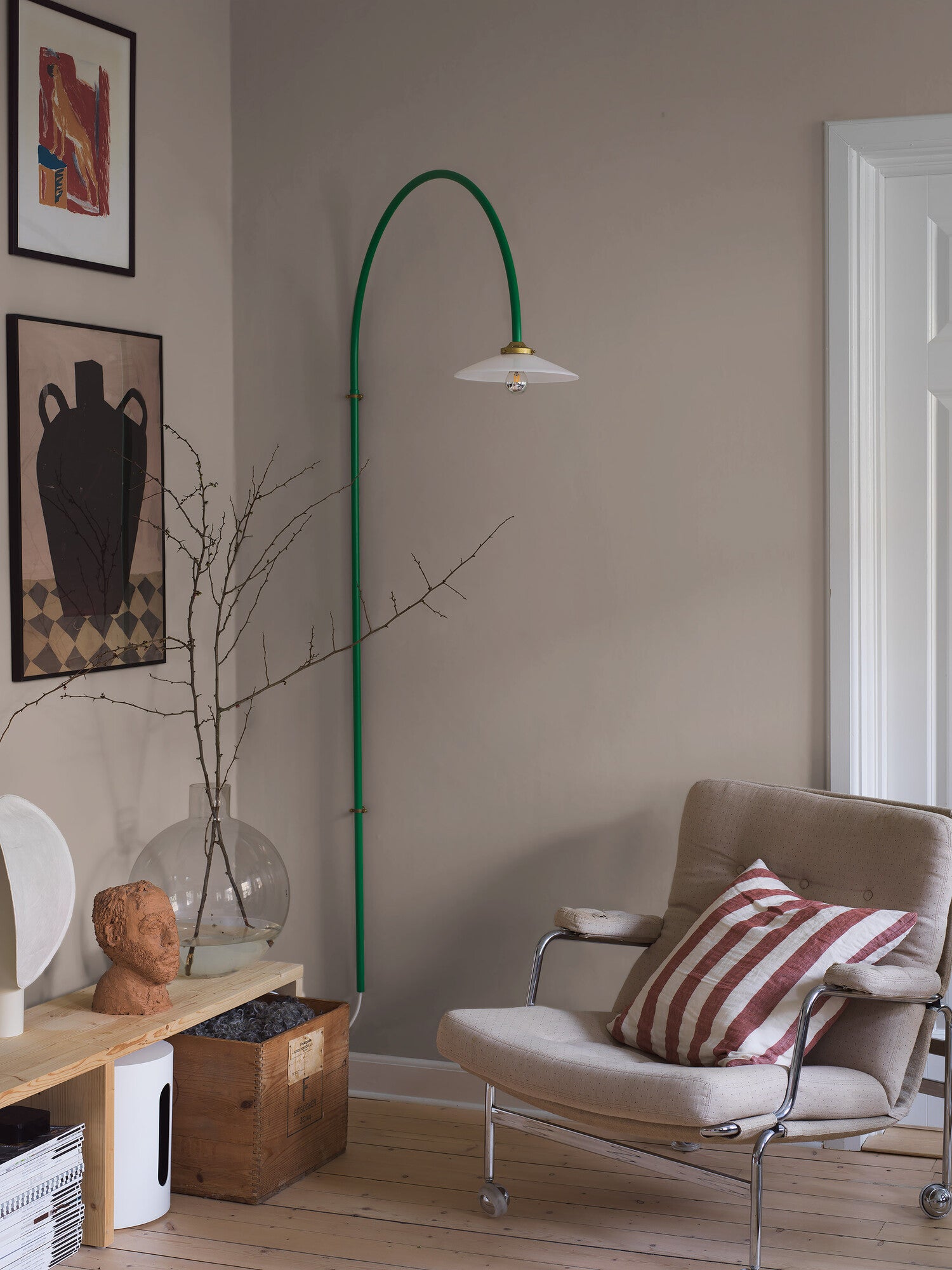 Natural Linen, beige 7549 tapet