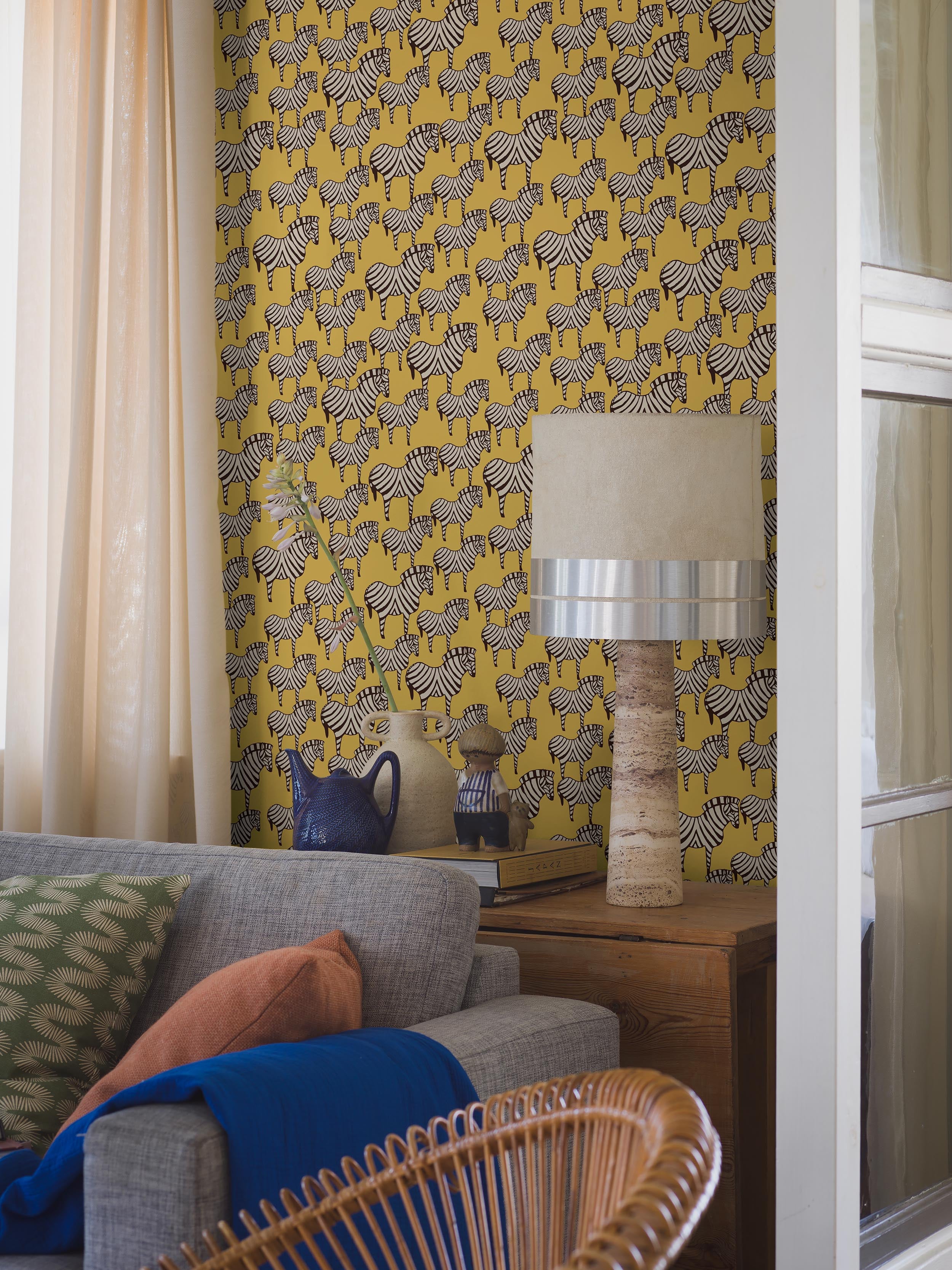 Lisa Larson Zebra, gul