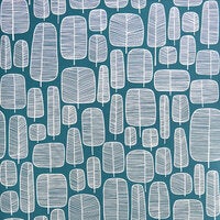 Little Trees, blå tapet