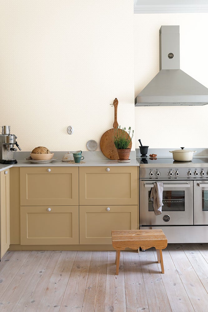 Athena, tapet i ljusbeige