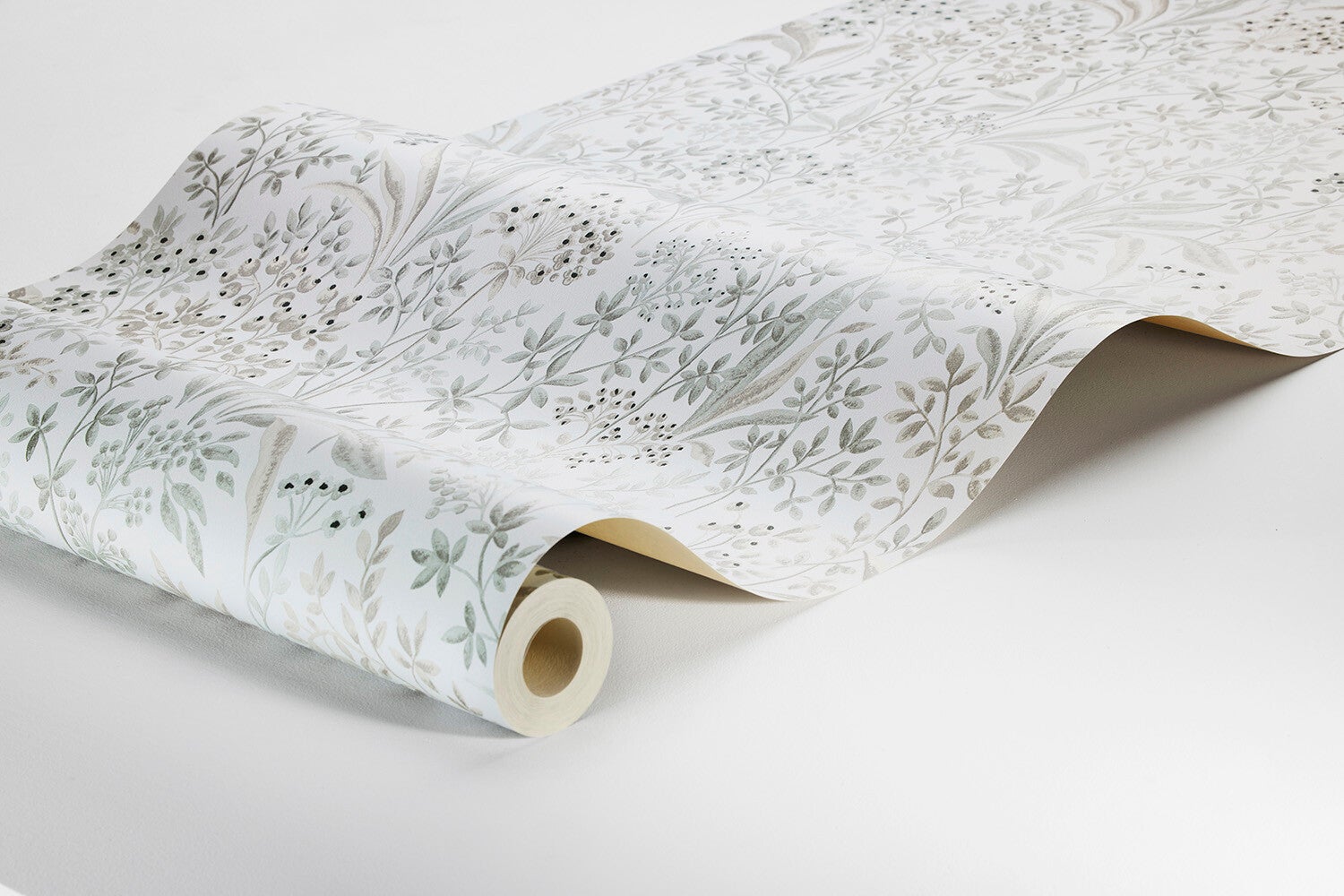 Nocturne slingrande bladverk,  ljusgrå