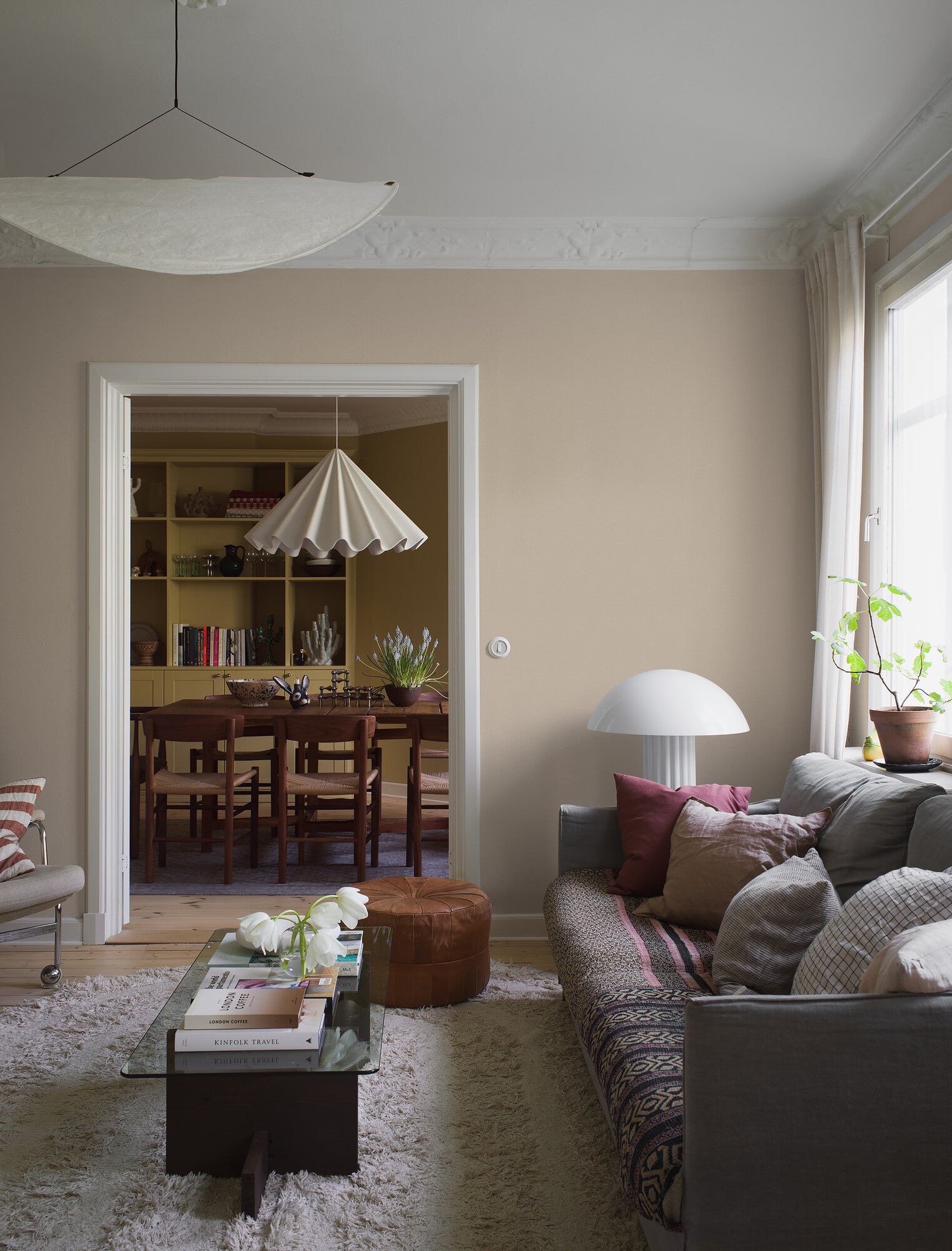 Shell Sand, beige 7575 tapet