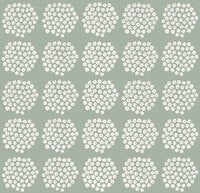 Marimekko Puketti, grön tapet