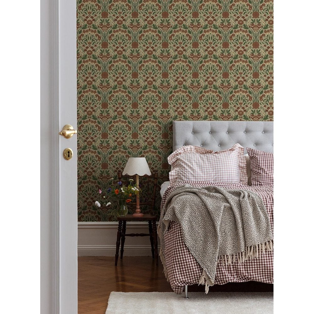 Trädgården Beige Multi