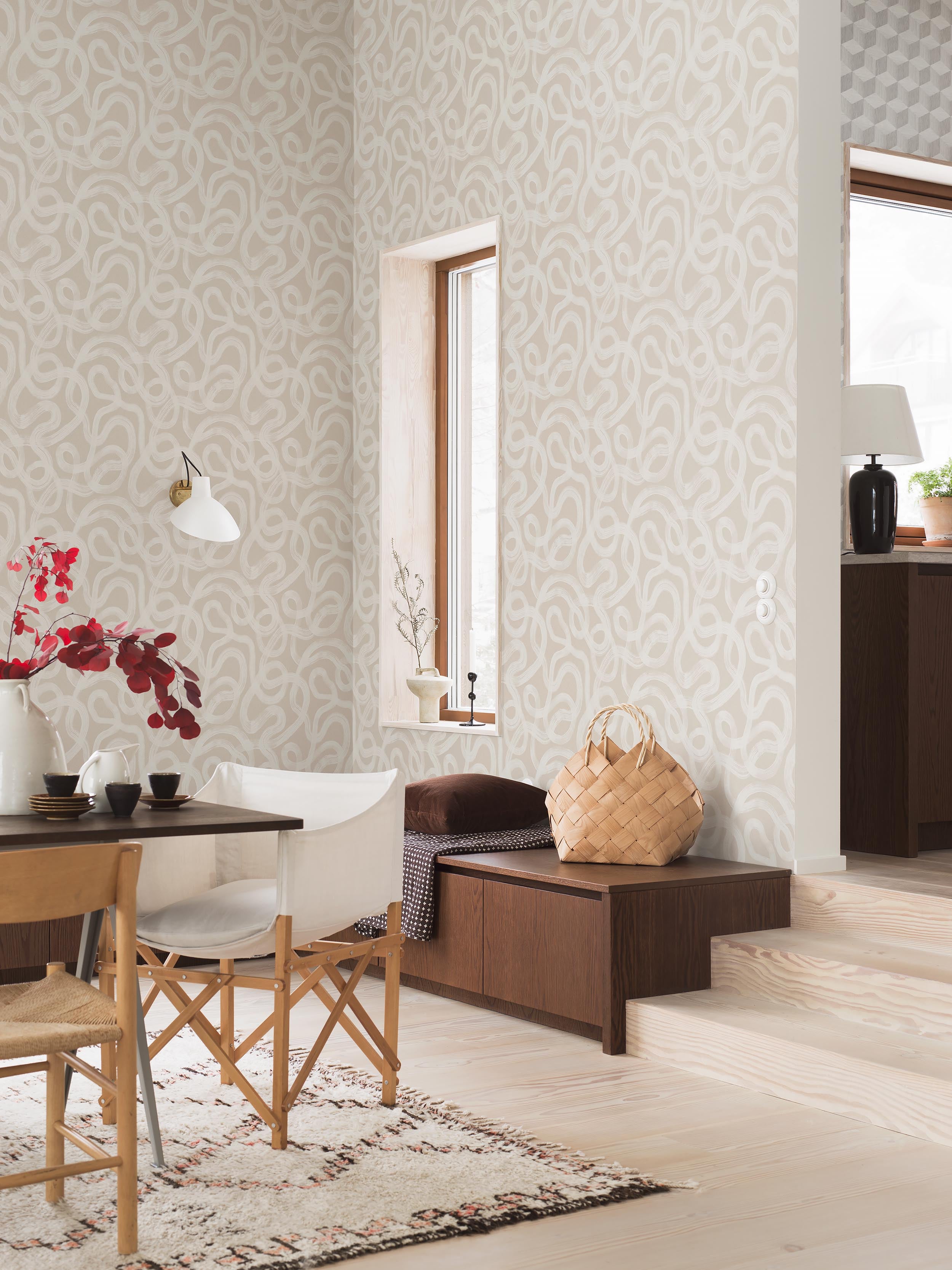 Curve, ljus beige