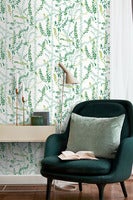 Bladranker, vit/grön