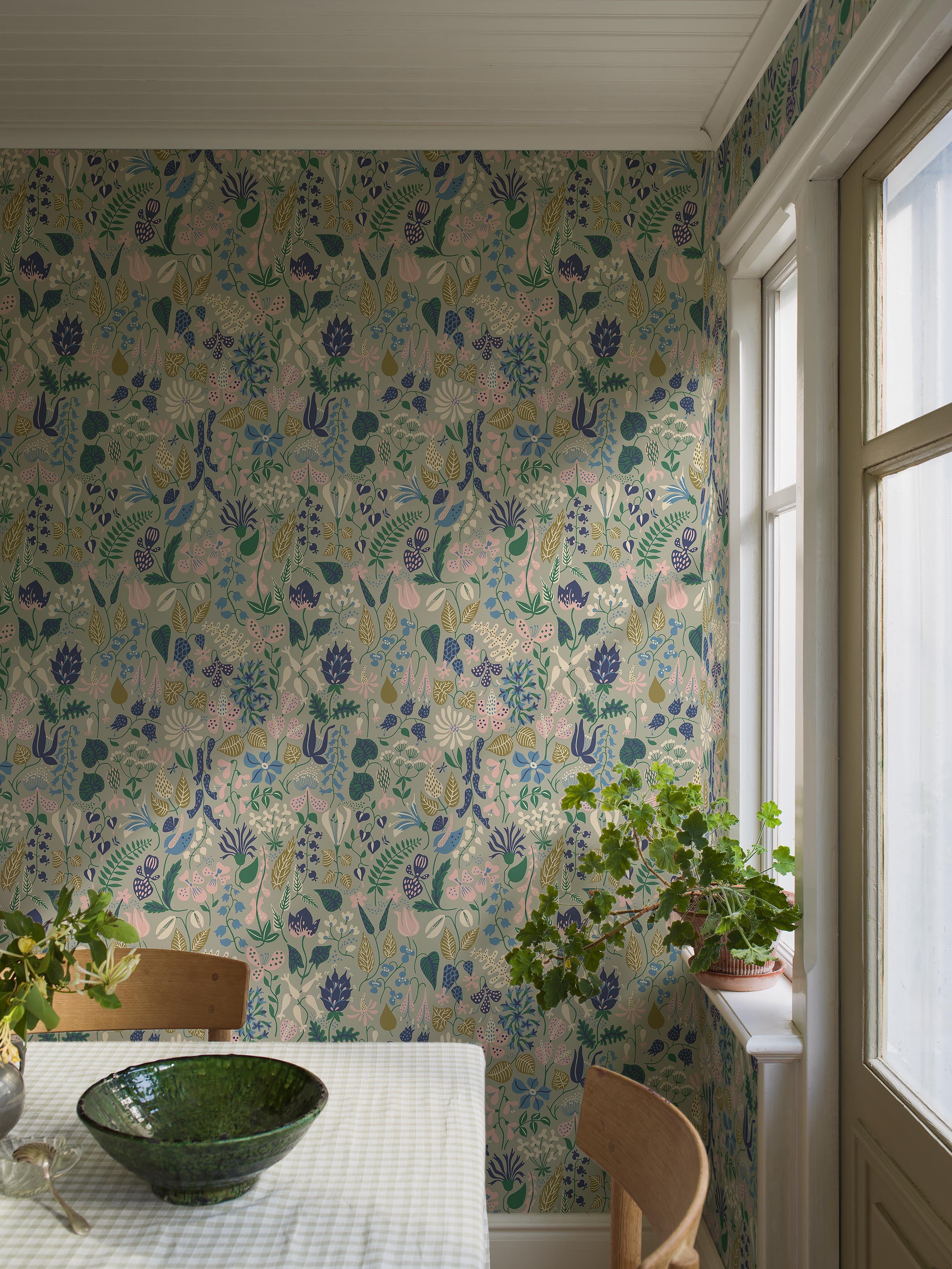 Stig Lindberg Herbarium, blågrå