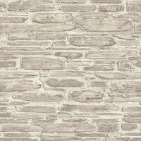 Industri 2 stenmönstrad tapet, gråbeige