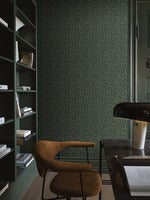 Wild Ferns, tapet i grönt