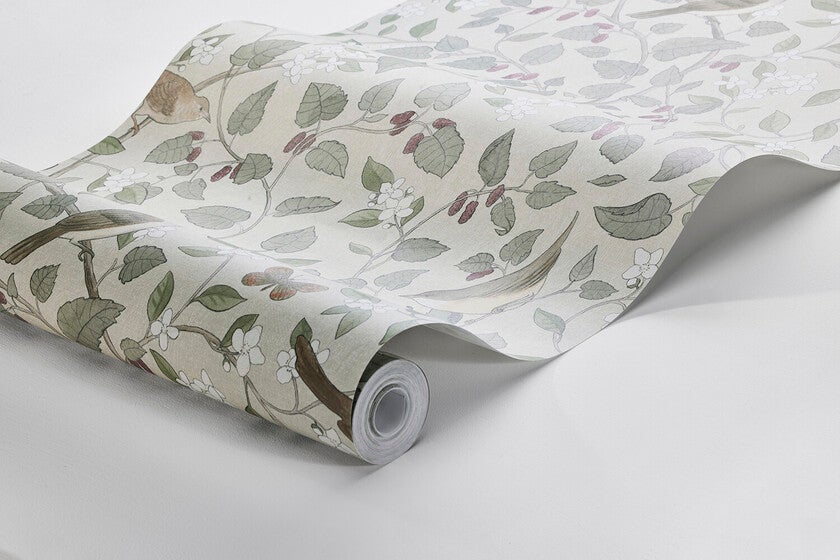 Sångfåglar, tapet i natur