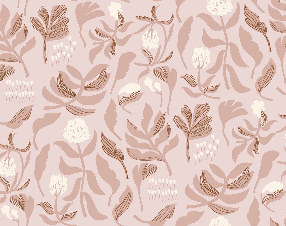 Marimekko Kasvio, rosa tapet