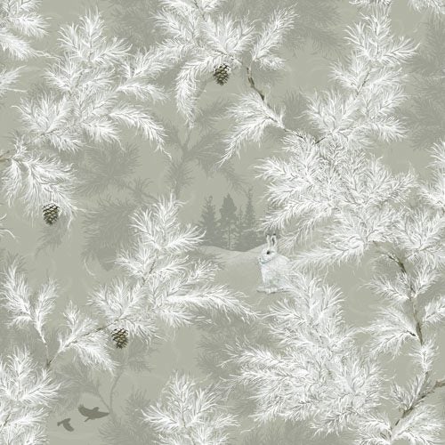Tapet Duro Vintergläntan Grå