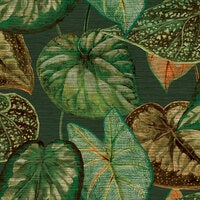 Tropical Leaves, mörkgrön tapet