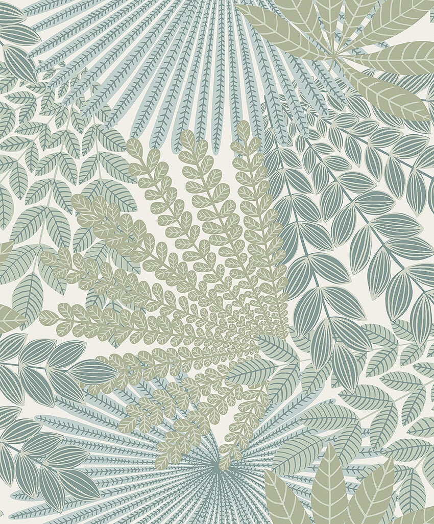 Velvet Leaves, bladverk i milt blågrönt