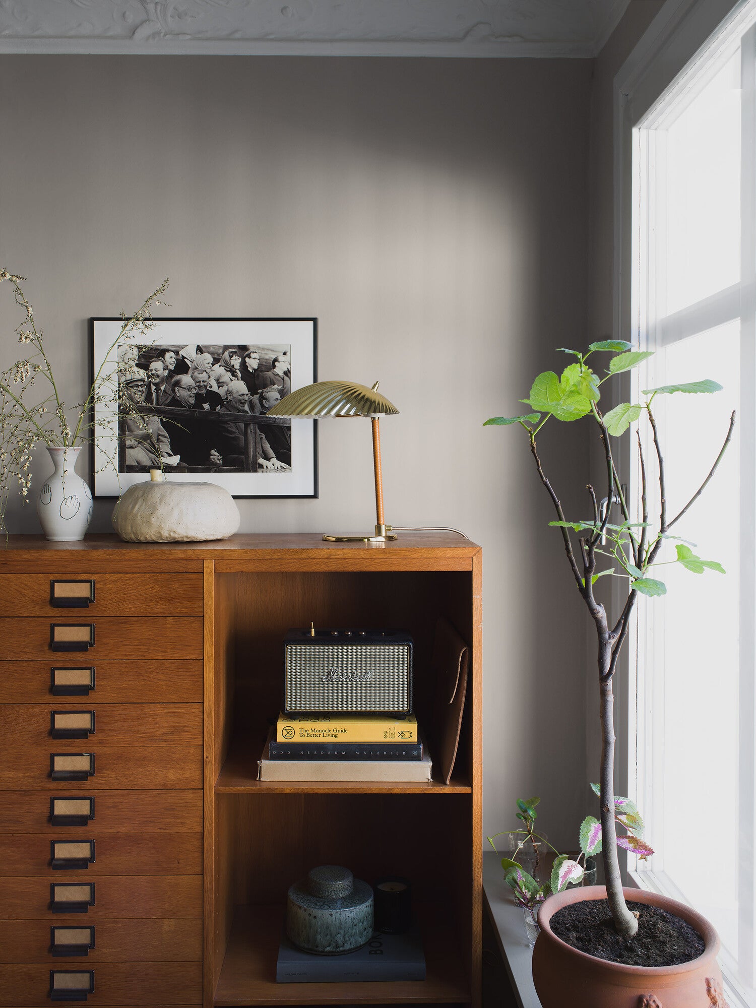 Mindful Grey, grå 7544 tapet