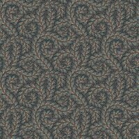 Wild Ferns, tapet i mörkt blå botten