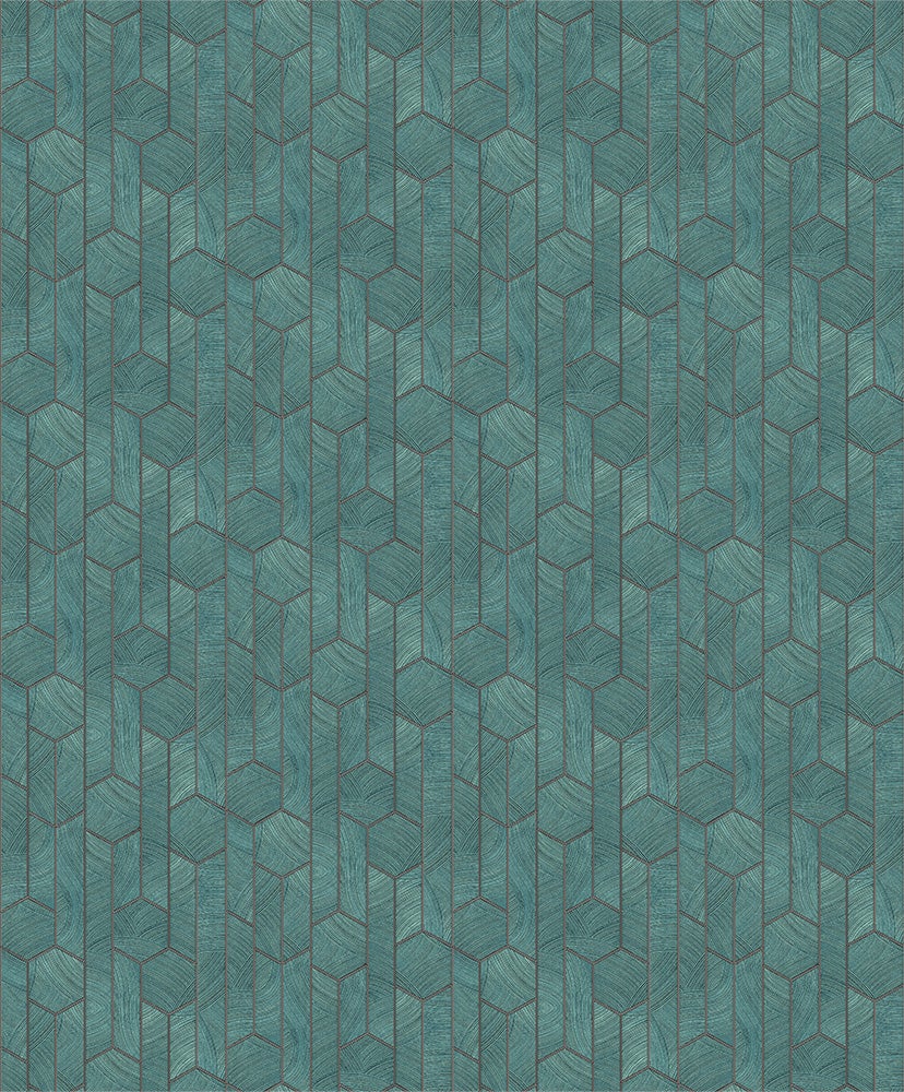 Kantha Teal sum104 tapet