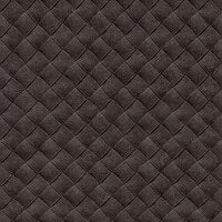 Leather Patchwork, mörkbrun tapet