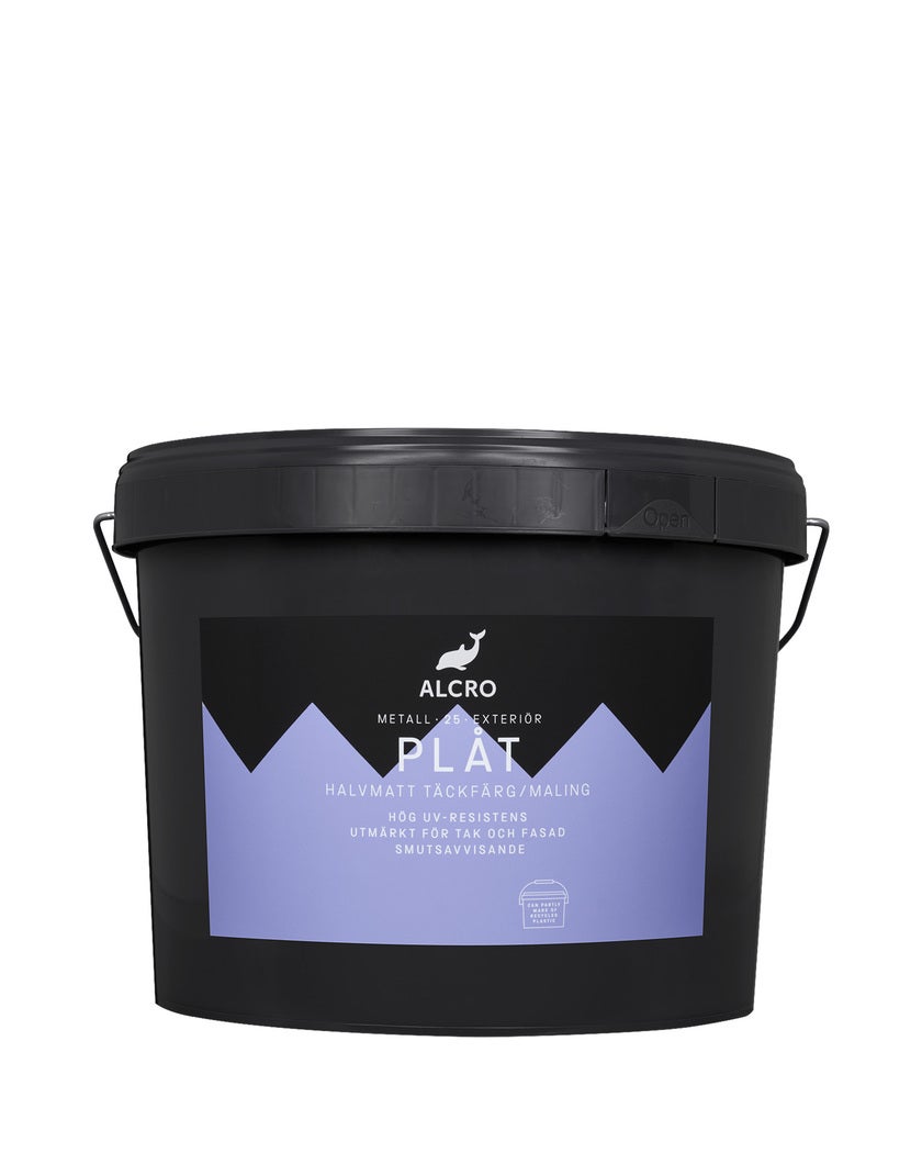Plåt Halvmatt Täckfärg