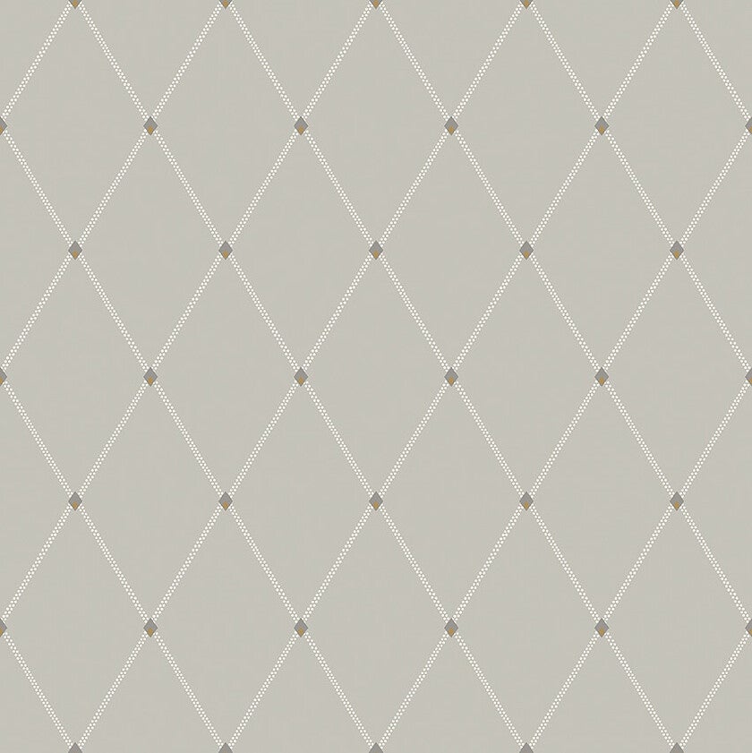 Fredrik, beige och grå tapet