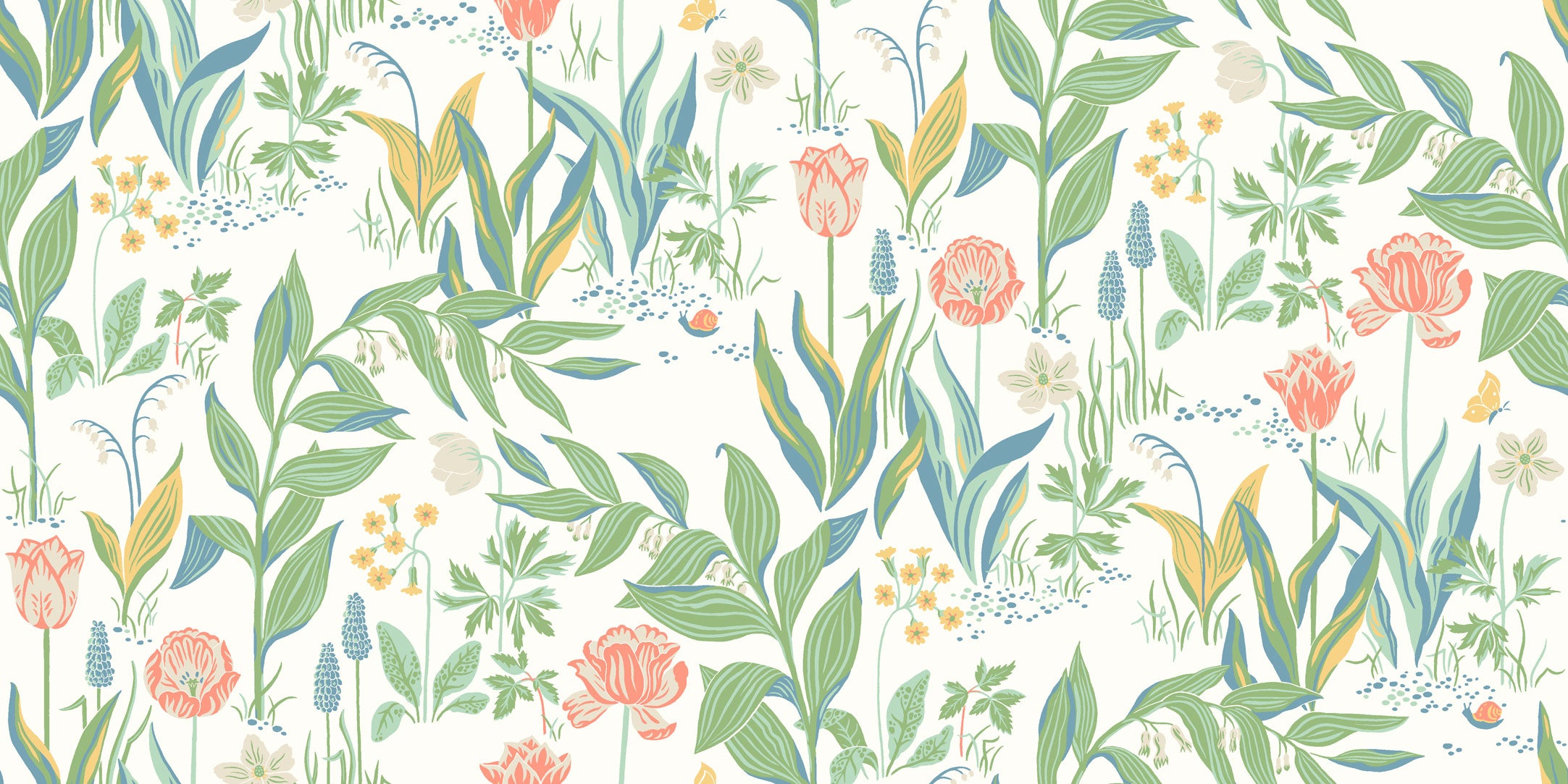 Spring Garden, vit botten