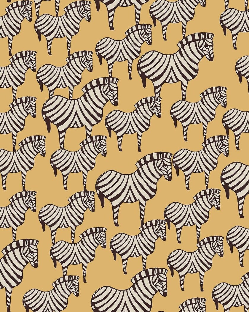 Lisa Larson Zebra, gul