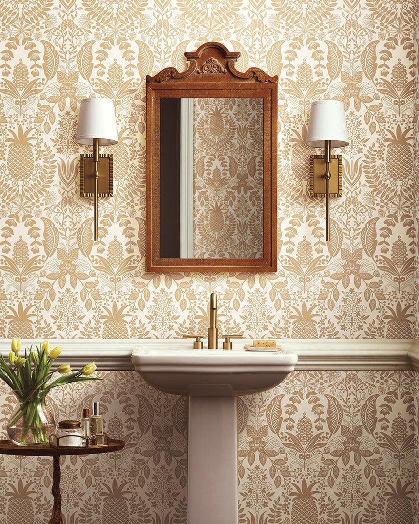 Pineapple Damask RF7482 Tapet