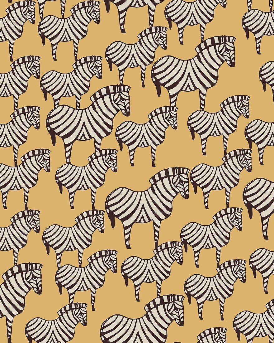Lisa Larson Zebra, gul