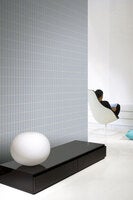 Marimekko Tilliskivi, blå och beige tapet