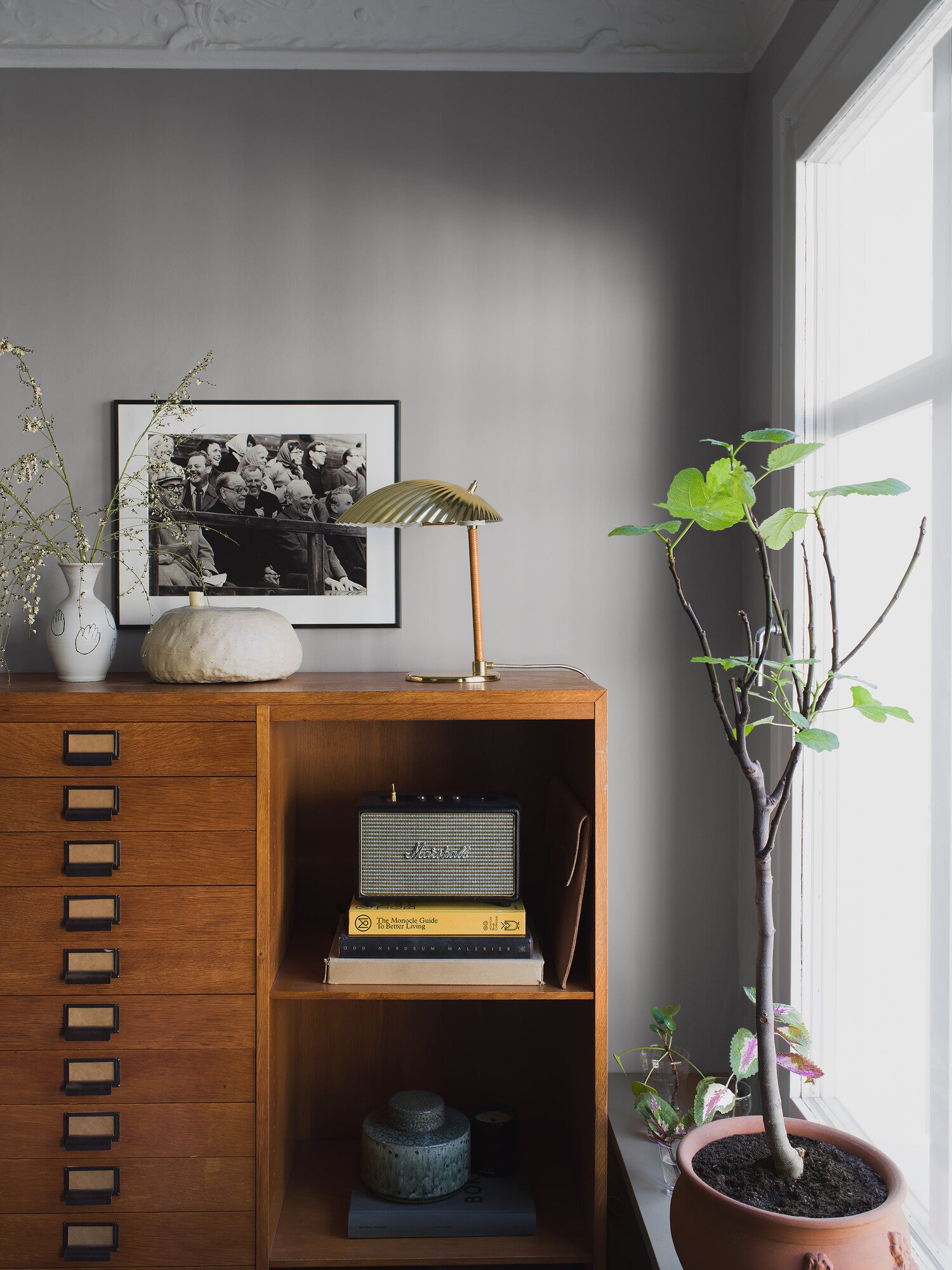 Seal Grey, grå 7542 tapet