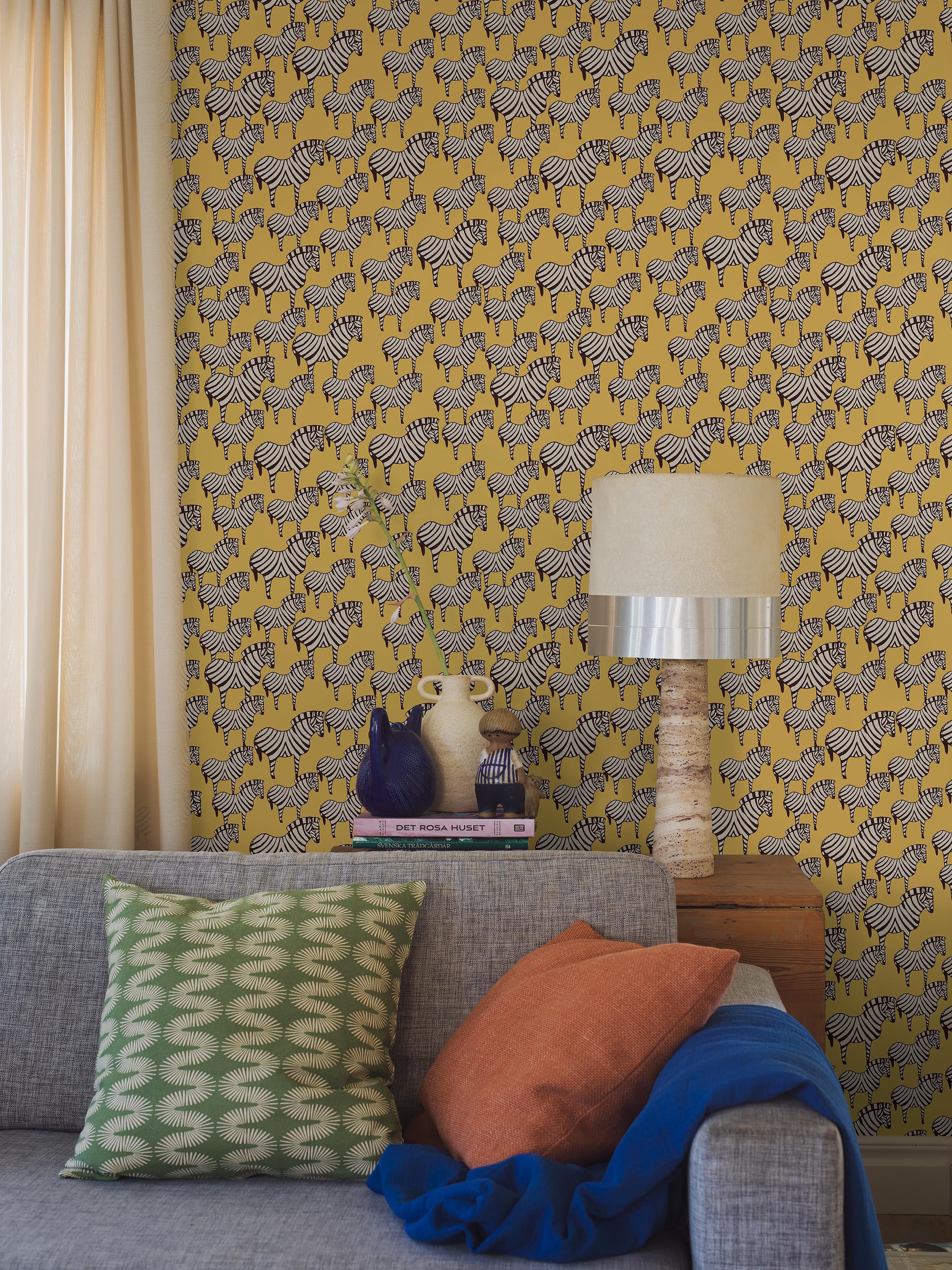 Lisa Larson Zebra, gul