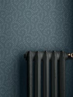 Wild Ferns, tapet i blått